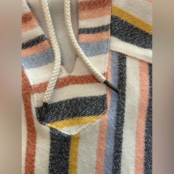 Roxy Women’s Wild‎ and Free Surf Hoodie Striped Hoodie Size Small - Picture 6 of 10